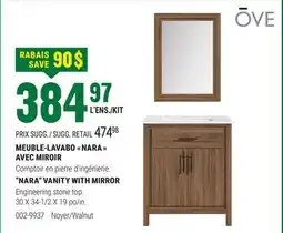 BMR MEUBLE-LAVABO NARA AVEC MIROIR offer