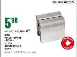 BMR BLOC DE CONTREPOIDS ALTON offer