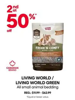 Mondou LIVING WORLD / LIVING WORLD GREEN All small animal bedding offer