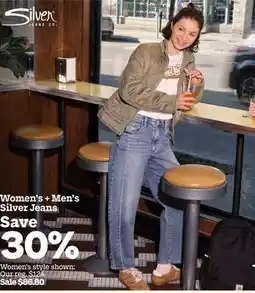 L'équipeur Women's + Men's Silver Jeans offer