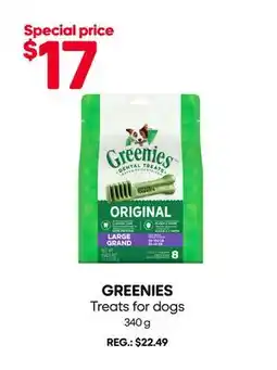 Mondou GREENIES Treats for dogs offer
