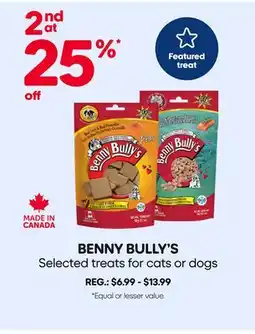 Mondou BENNY BULLY'S Selected treats for cats or dogs offer
