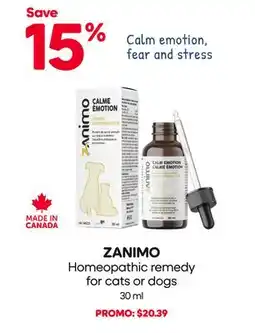 Mondou ZANIMO Homeopathic remedy for cats or dogs offer