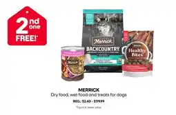 Mondou MERRICK Dry food, wet food and treats for dogs offer