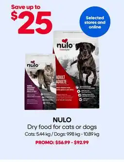 Mondou NULO Dry food for cats or dogs offer