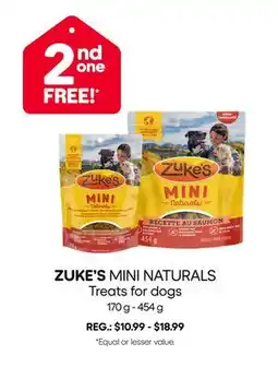 Mondou ZUKE'S MINI NATURALS Treats for dogs offer
