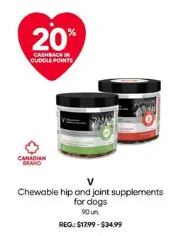 Mondou V Chewable hip and joint supplements for dogs offer