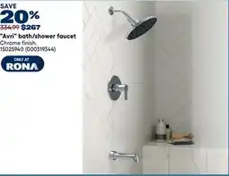 RONA Avri bath/shower faucet offer