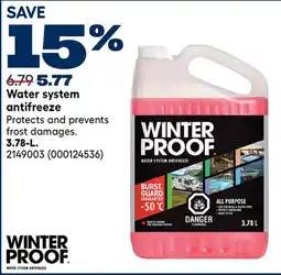 RONA Winter Proof Water system antifreeze 3.78-L offer