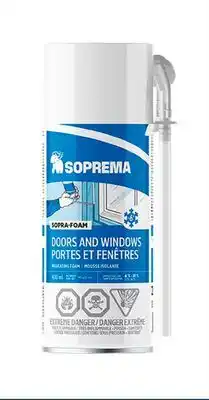 RONA SOPREMA insulating foams 400-mL, for doors and windows offer