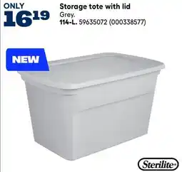RONA Sterilite Storage tote with lid, 114-L offer