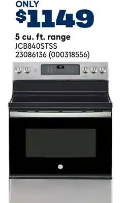 RONA GE 5 cu. ft. range offer