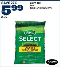RONA Scotts Lawn soil offer