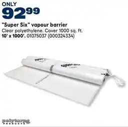 RONA Super Six vapour barrier offer