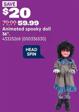 RONA Animated spooky doll 36 offer