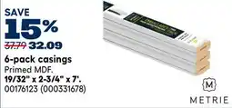 RONA METRIE 6-pack casings offer