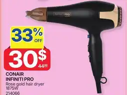 Rossy CONAIR INFINITI PRO Rose gold hair dryer offer