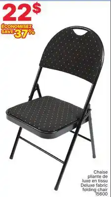 Rossy Deluxe fabric folding chair offer