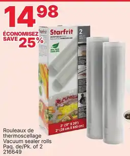 Rossy Vacuum sealer rolls offer