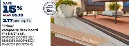 RONA Prime composite deck board 1 x 5-1/2 x 12' offer