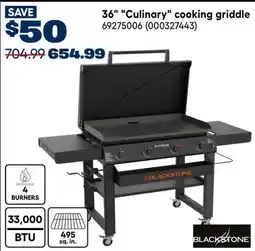 RONA Blackstone 36 Culinary cooking griddle offer