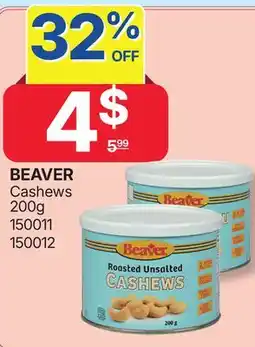 Rossy BEAVER Cashews offer