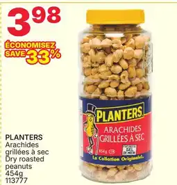 Rossy PLANTERS Arachides grillées à sec offer