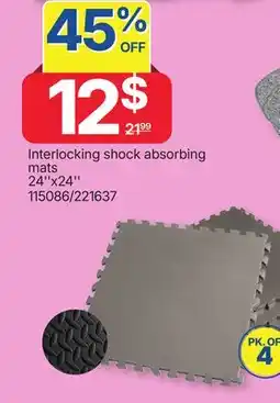 Rossy Interlocking shock absorbing mats offer