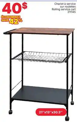 Rossy Rolling service cart offer