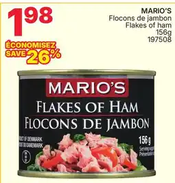 Rossy MARIO'S Flakes of ham offer