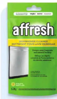 Walmart Affresh dish washer or washing machine cleaners offer