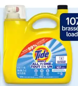 Walmart Tide Simply All-in-One liquid laundry detergent offer