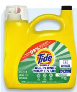 Walmart Tide Simply All-in-One liquid laundry detergent offer