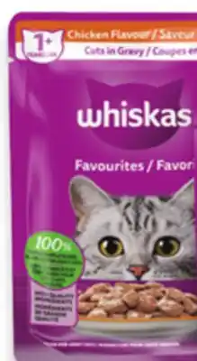 Walmart Whiskas wet cat food single pouches offer