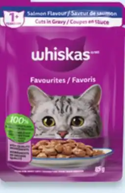 Walmart Whiskas wet cat food single pouches offer