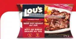 Walmart Lou's Kitchen fully cooked entrees offer