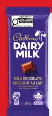 Walmart Cadbury Dairy Milk chocolate bar offer