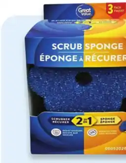 Walmart Great Value scrub sponges offer