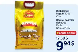 Walmart Begum basmati rice 10 lb offer
