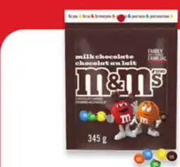 Walmart M&M's family size chocolate offer