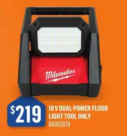 Canac 18 V Dual Power Flood Light Tool Only offer