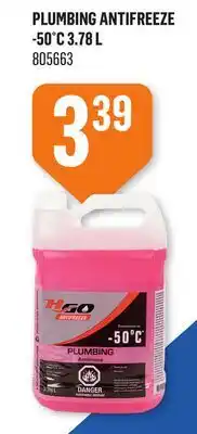 Canac Plumbing Antifreeze -50°C offer
