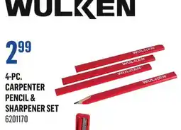 Canac 4-Pc. Carpenter Pencil & Sharpener Set offer