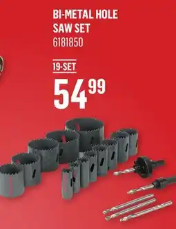 Canac Bi-Metal Hole Saw Set offer