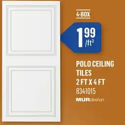 Canac Polo Ceiling Tiles offer