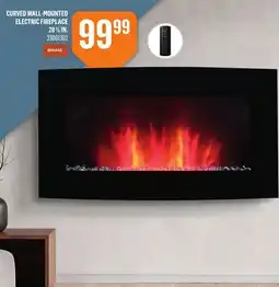 Canac CURVED WALL-MOUNTED ELECTRIC FIREPLACE offer