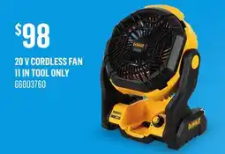 Canac 20 V Cordless Fan 11 in Tool Only offer