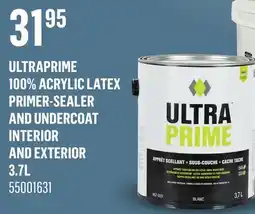 Canac UltraPrime 100% Acrylic Latex Primer-Sealer and Undercoat Interior and Exterior offer