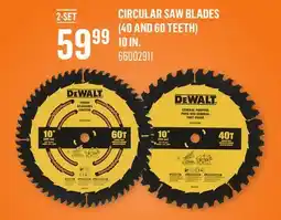Canac Circular Saw Blades (40 and 60 teeth) offer