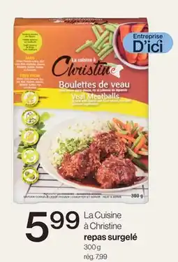 Avril La Cuisine à Christine repas surgelé offer
